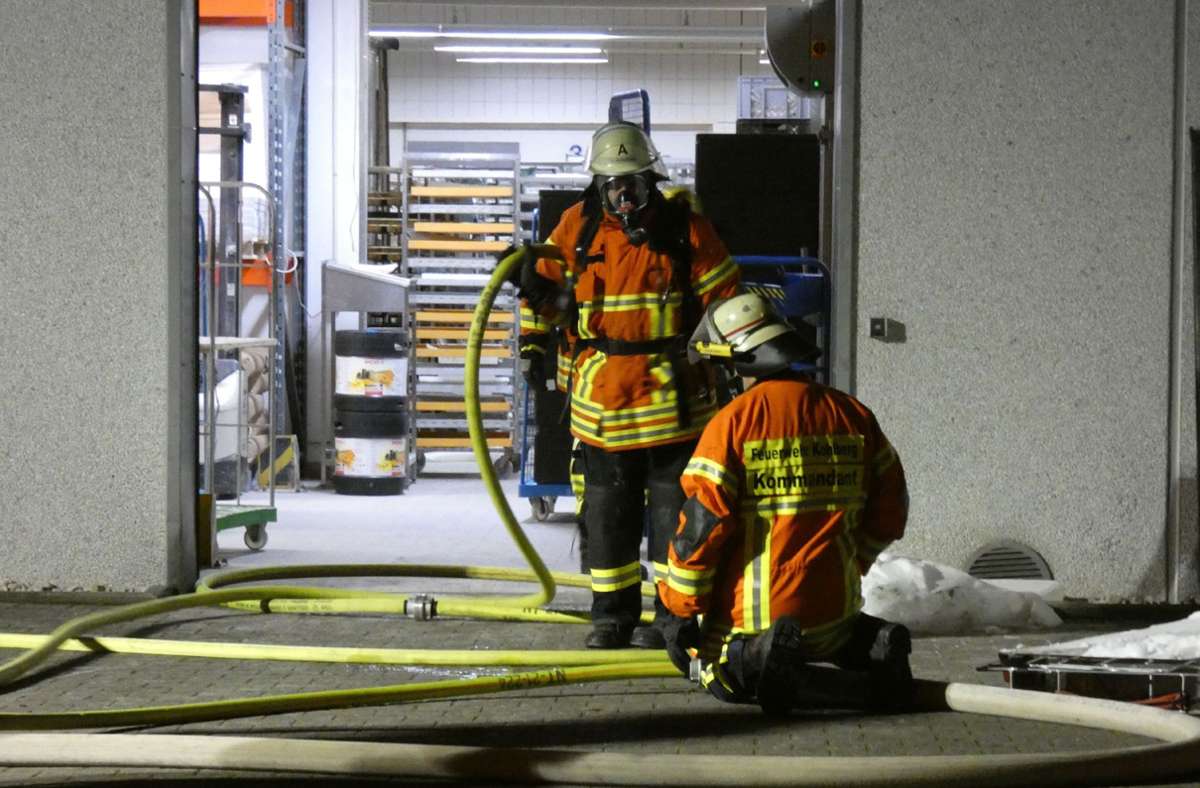 Brand in Kohlberg: Etagenofen in Bäckerei fängt Feuer