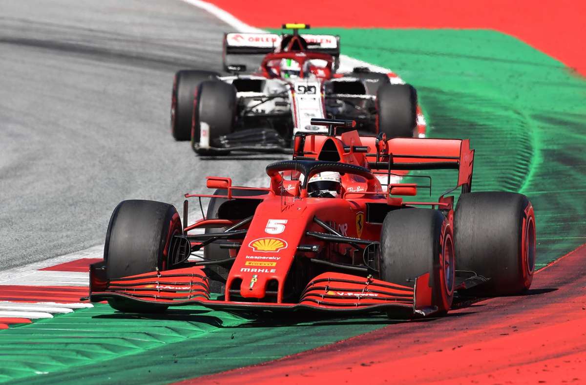 Formel 1 in Spielberg: Vettel-Frust bei Neustart - Mercedes-Mann Bottas gewinnt