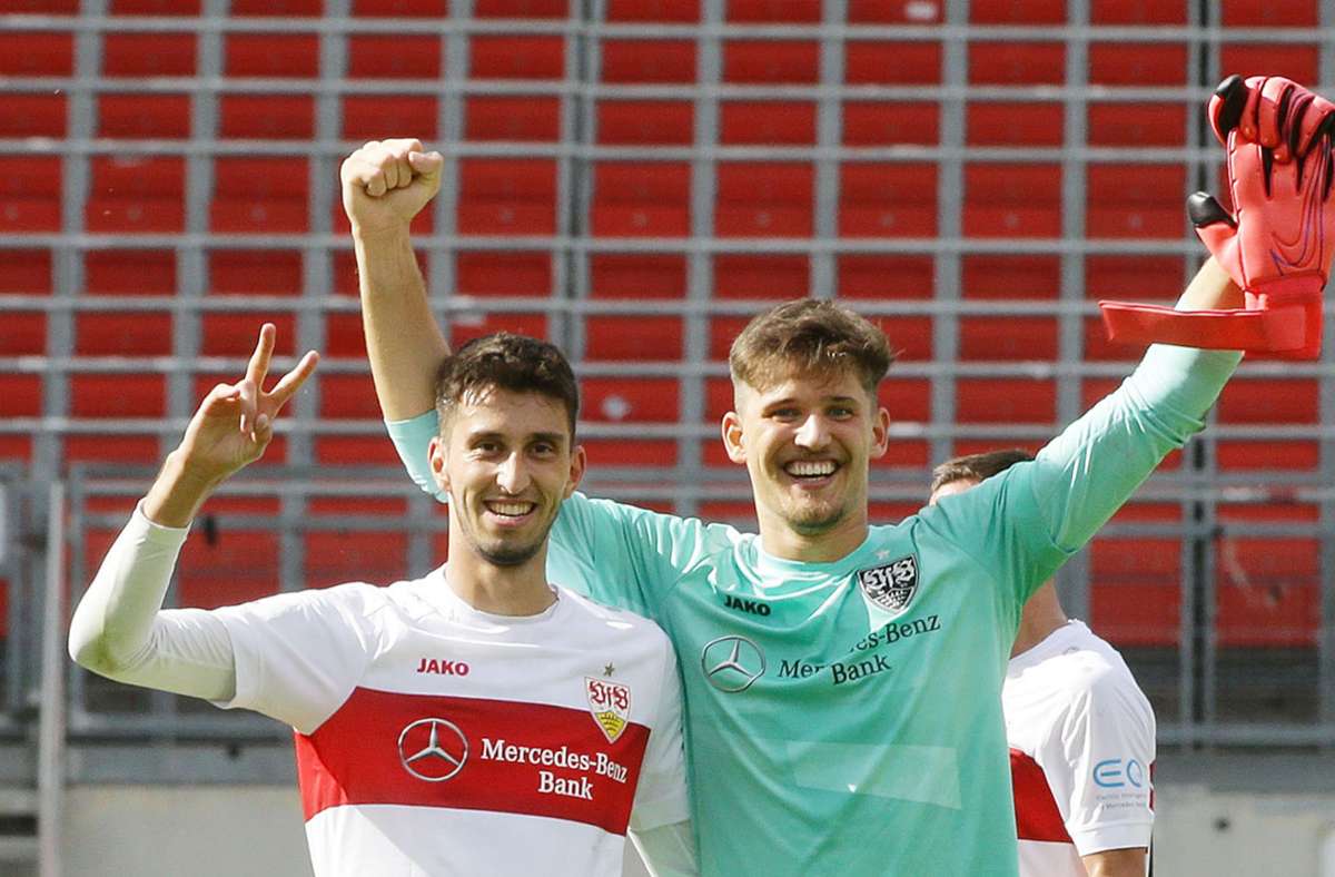 Die Freude beim VfB-Kader ist groß – auch auf Instagram.