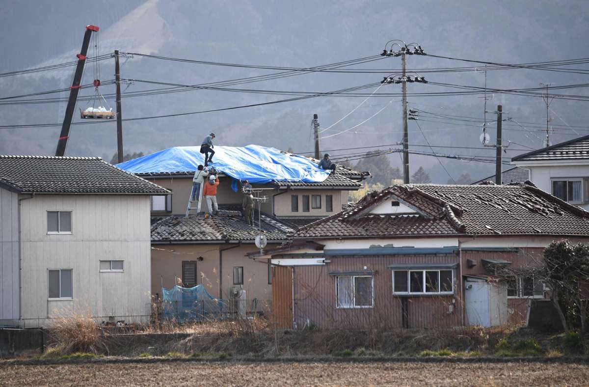 Ein schweres Erdbeben hat Fukushima erschüttert.