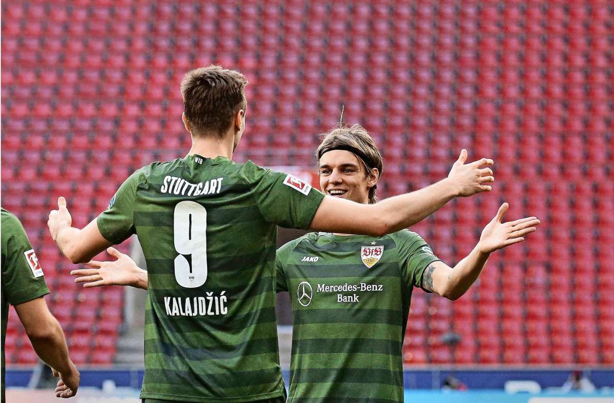 VfB Stuttgart: Borna Sosa und Sasa Kalajdzic –  immer höher, immer weiter