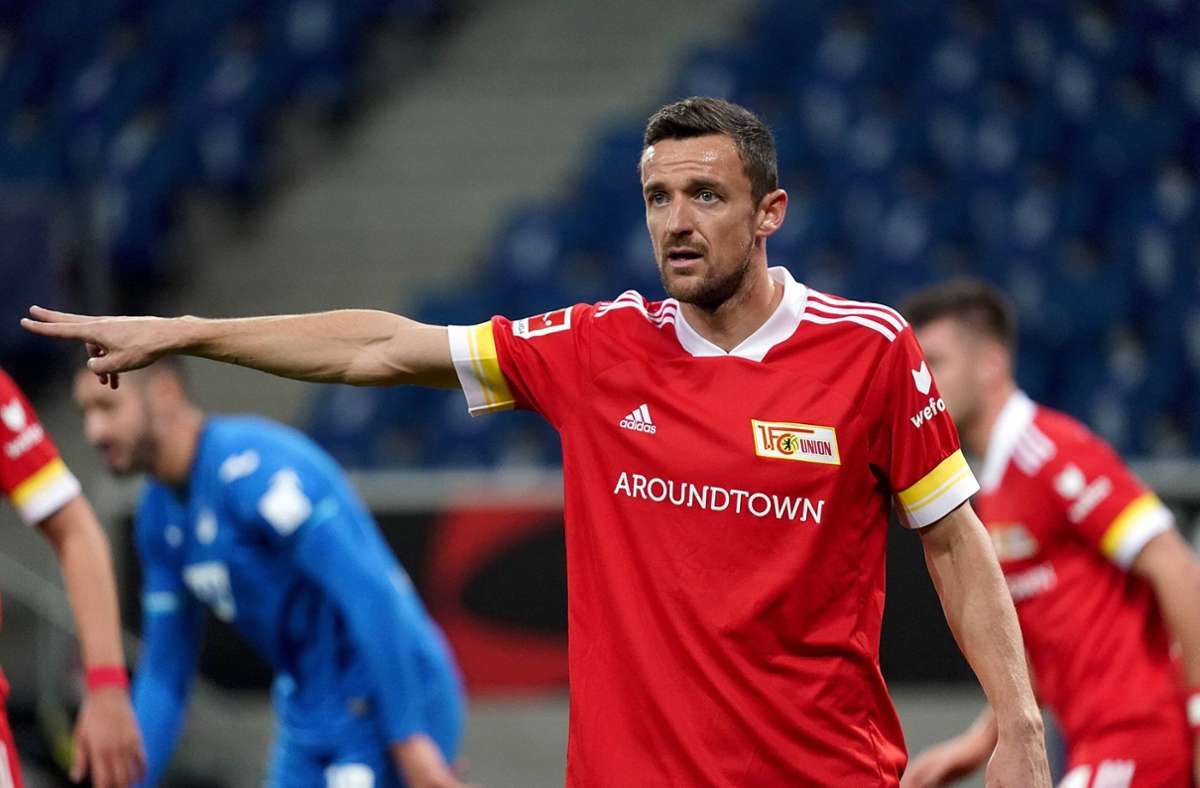 Ex-Kapitän des VfB Stuttgart: Christian Gentner von Union Berlin fällt wohl aus