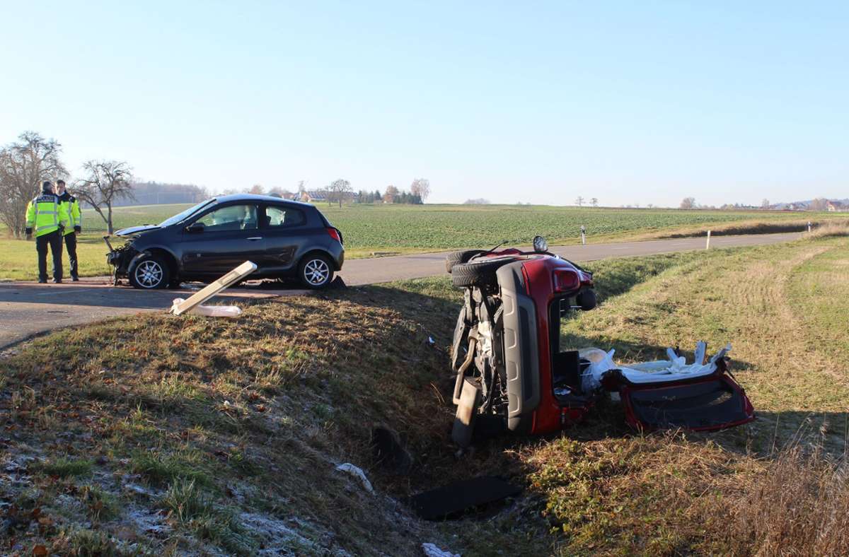 Rottenburg: Fahranfänger verursacht Unfall mit drei Schwerverletzten