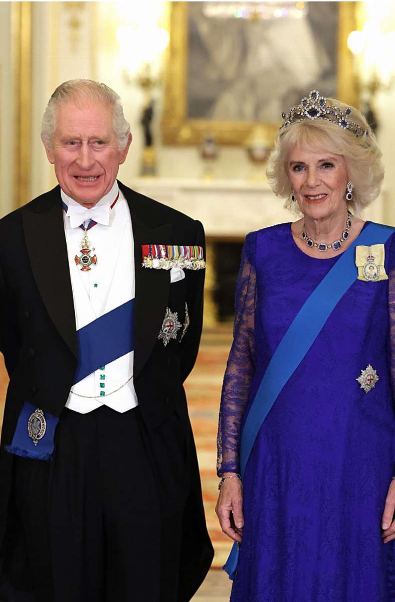 Für Charles und Camilla war es das erste Staatsbankett als König und „Queen Consort“.
