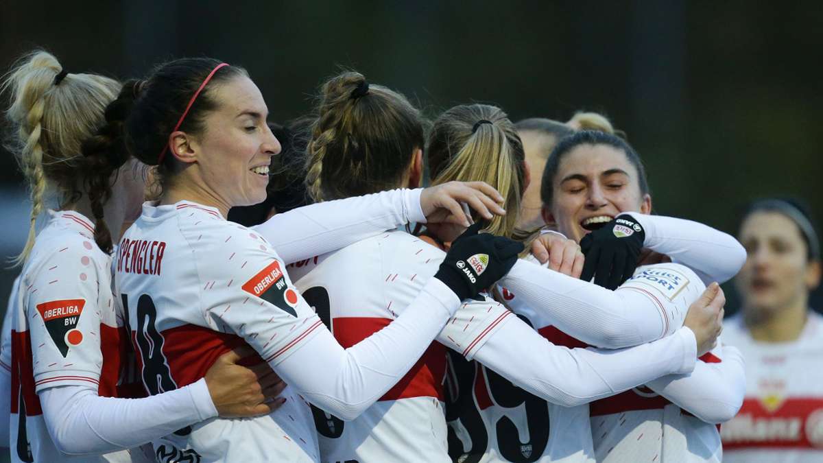 VfB Stuttgart Frauen: Großer Jubel – VfB-Frauen gewinnen das Spitzenspiel
