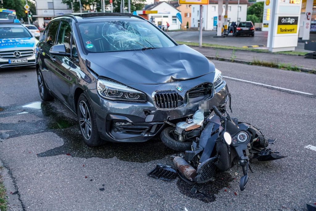 3.7.2019: Am Mittwoch kam es in der Esslinger Straße in Plochingen zu einem Verkehrsunfall.