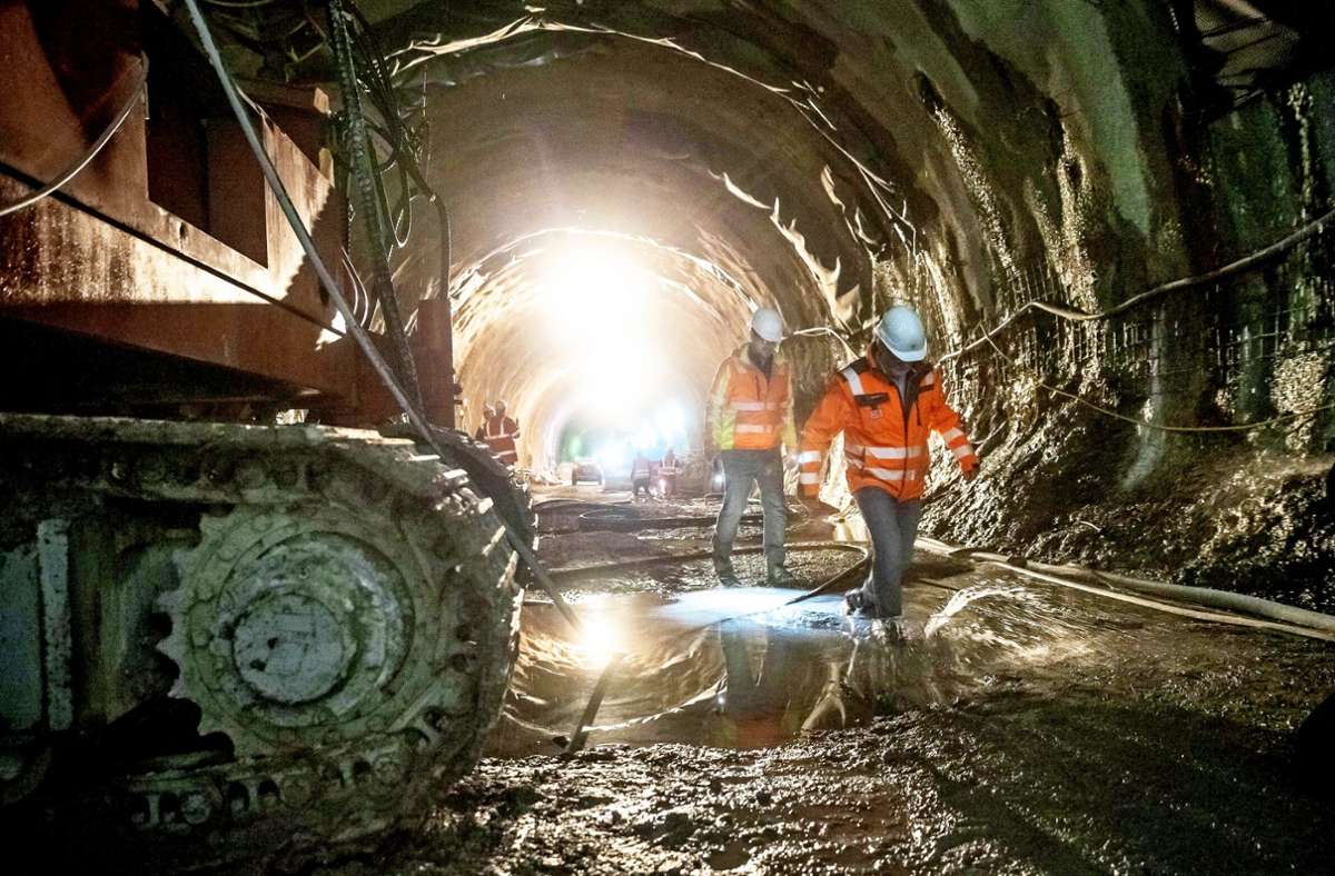 Stuttgart 21: Letztes Tunnelstück in Stadt gegraben