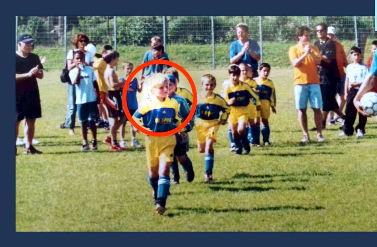 Timo Werner im Trikot des TSV Steinhaldenfeld