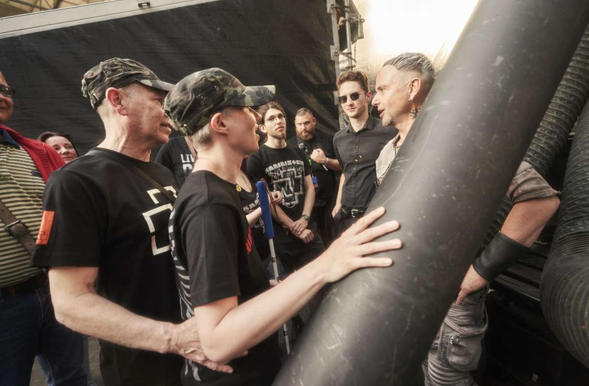 Rammstein: Berliner Band holt Blinde auf die Bühne