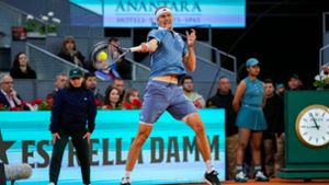 Tennis: Zverev, Struff und Altmaier in Madrid in Runde drei