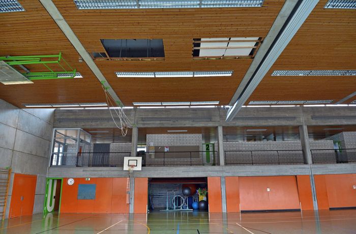 Sporthalle in Aichwald-Schanbach wird saniert: Auf dem Dach wird die Sonne angezapft