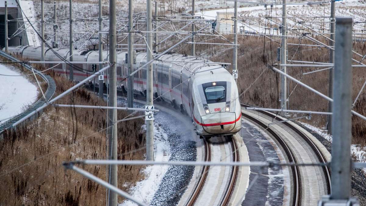 ICE-Neubaustrecke: Defekte Weiche behindert Züge auf der neuen Strecke nach Ulm