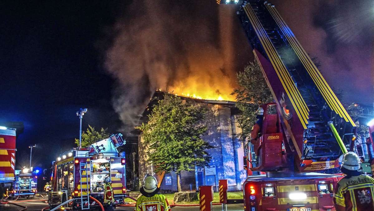 Flammeninferno in Leonberg 2019: Die Nacht als der Himmel brennt
