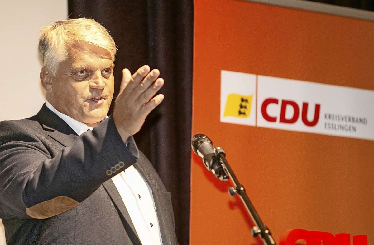 Grübel erneut Esslinger CDU-Bundestagskandidat: Der Platzhirsch verteidigt sein Revier