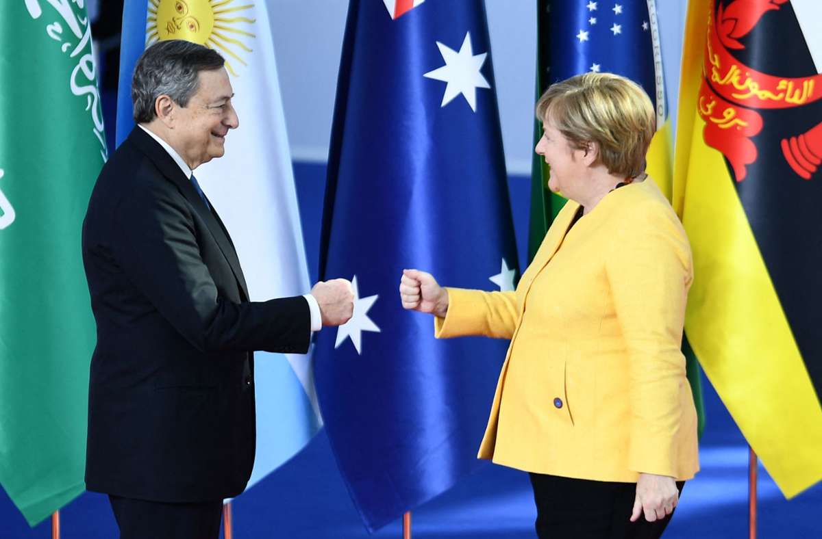 G20-Gipfel in Rom: Mario Draghi ruft zu Kooperation auf
