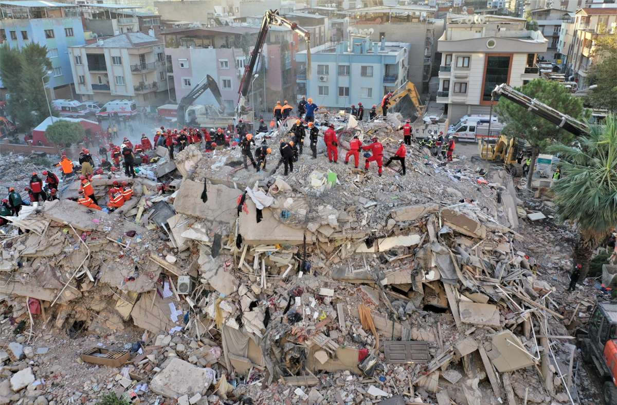 Erdbeben in der Ägäis: Zahl der Todesopfer  steigt auf 51