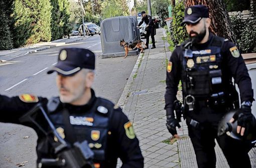 Auch die ukrainische Botschaft in Madrid erhielt Briefbomben. Foto: dpa/Luján