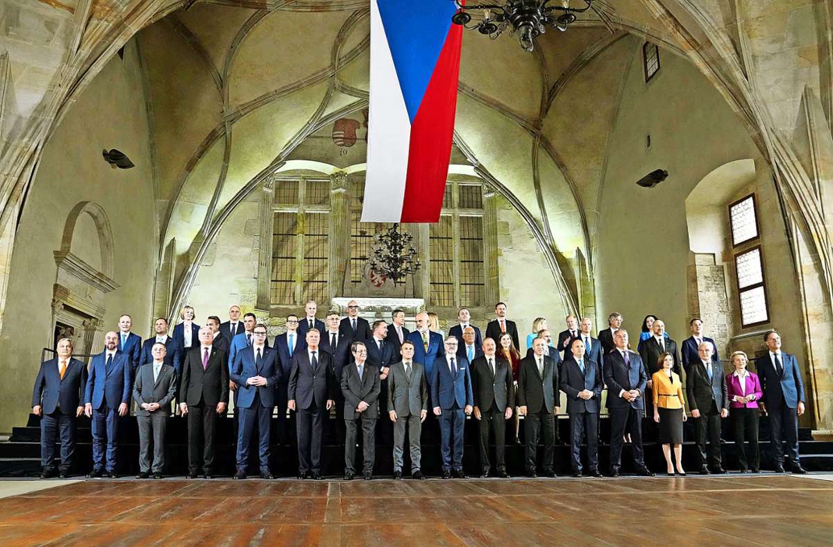 Treffen von Regierungschefs  in Prag: Europas Signal an Putin