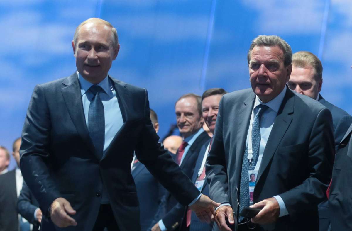 Ukraine-Krieg: Gerhard Schröder soll Wladimir Putin in Moskau treffen
