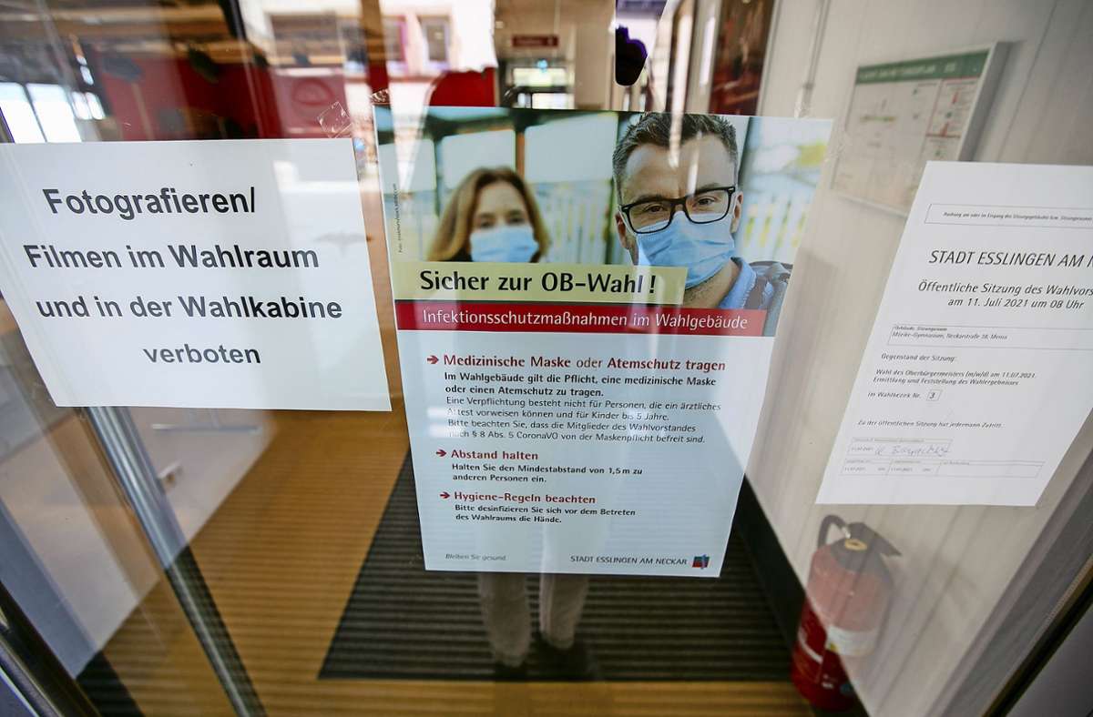 OB-Wahl in Esslingen: Das Wahlfieber scheint in der Stadt nicht zu grassieren