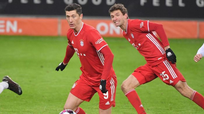 Lewandowski und Müller führen Bayern zum 2:1