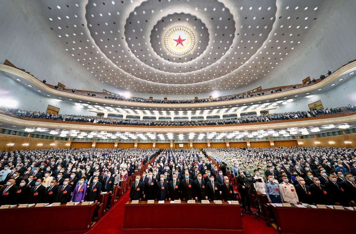 Nationaler Volkskongress in Peking: China plant seine  Zukunft