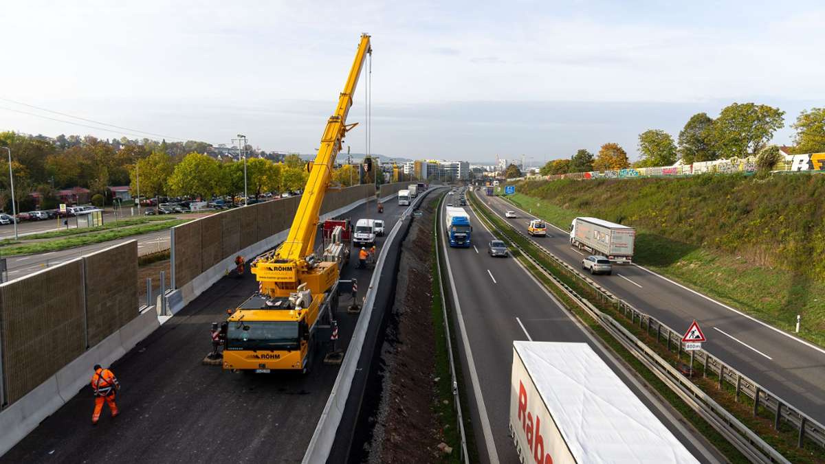 A 81-Ausbau zwischen Böblingen und Sindelfingen: Die Autobahn geht aufs Provisorium