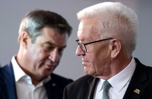 Markus Söder hat neben Winfried Kretschmann einen alternativen Partner, um die Südschiene   zwischen Bayern und dem Südwesten zu stärken. Foto: dpa/Sven Hoppe