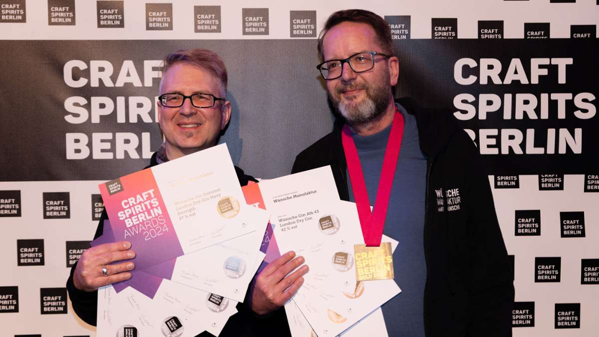 Gin aus Schopfloch: Wünsche Manufaktur erhält Preise bei Berliner Awards