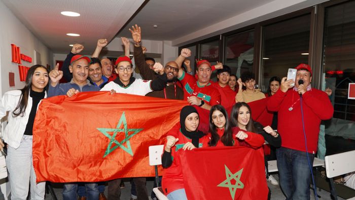 Marokkaner in Stuttgart sind trotz Niederlage stolz