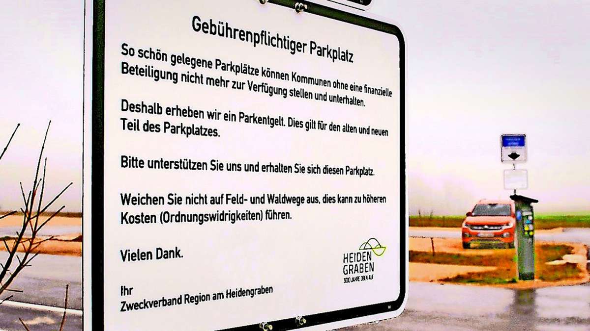 Wanderparkplatz im Kreis Esslingen: Am Heidengraben sind  fünf Euro fürs Parken fällig