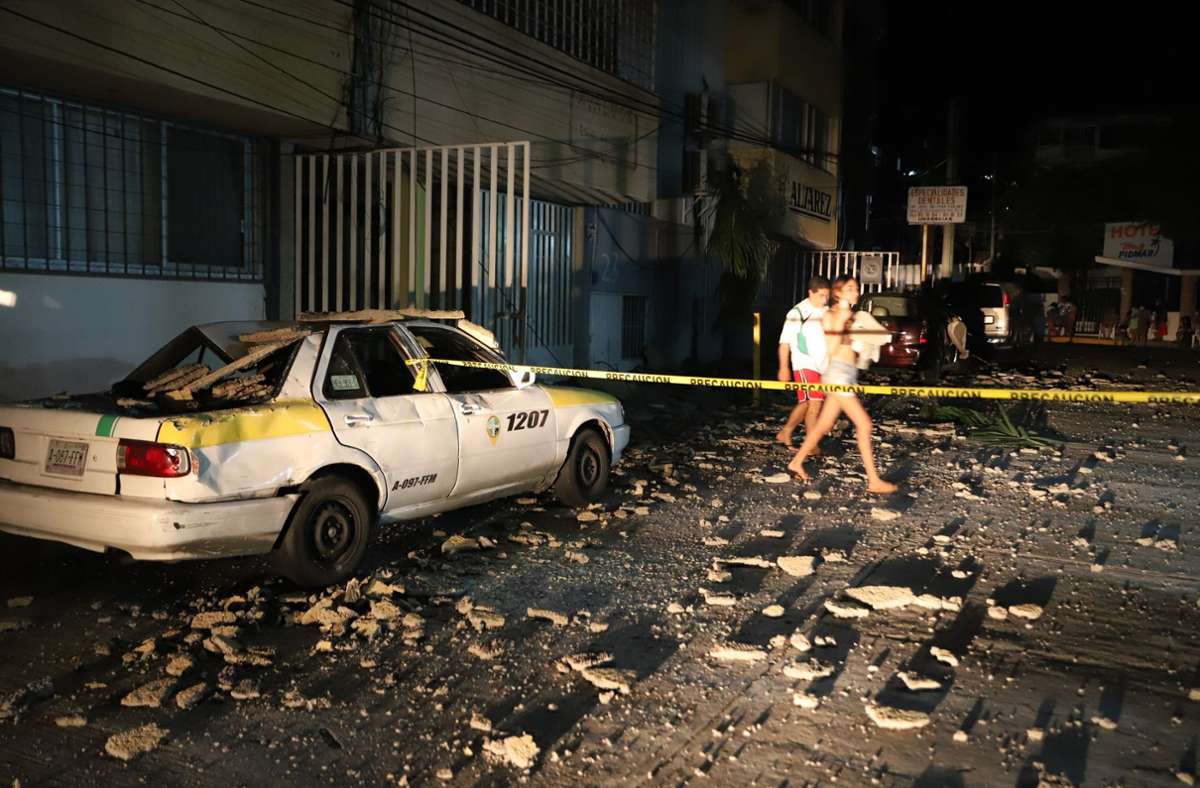 Erdbeben in Mexiko Foto: dpa/Bernardino Hernandez