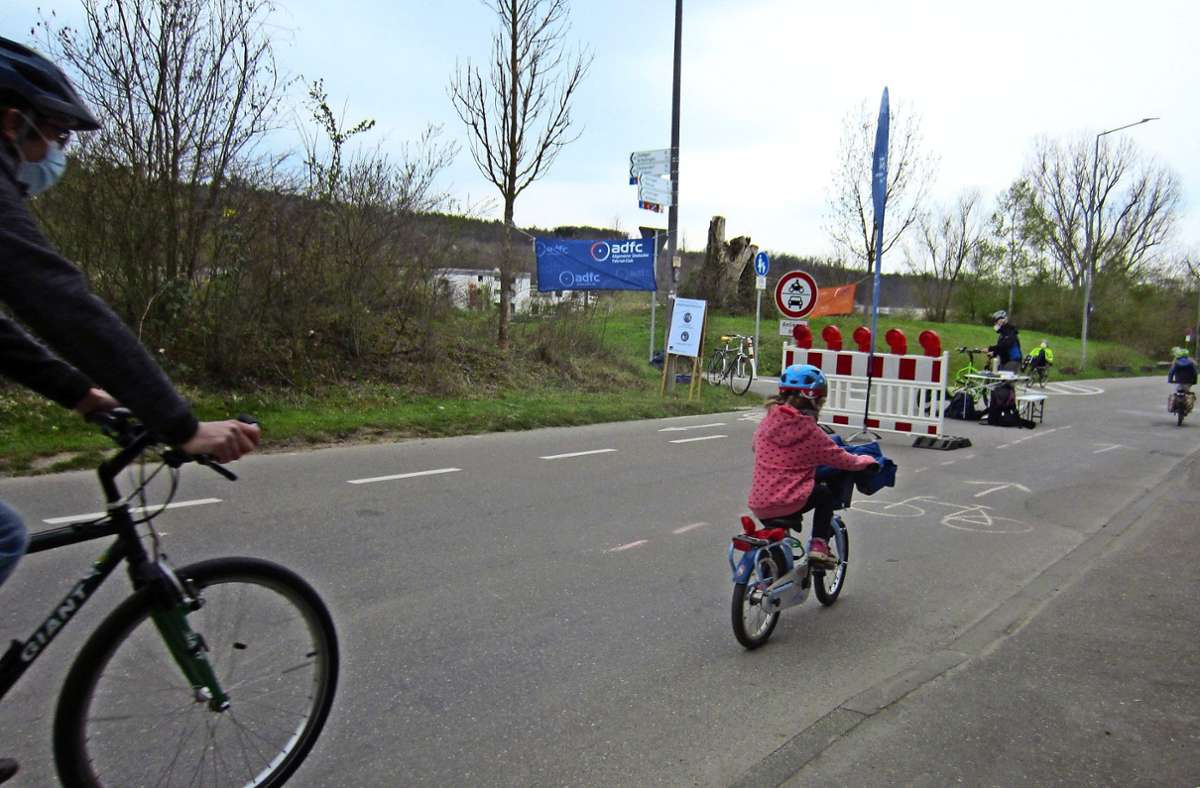 Esslingen: Teststrecke für den Radschnellweg