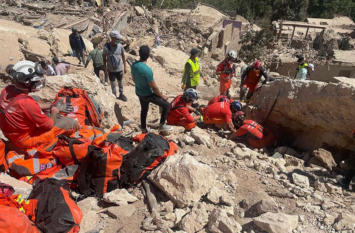 Marokko: Schon fast 2900 Tote nach Erdbeben – Hoffnung schwindet