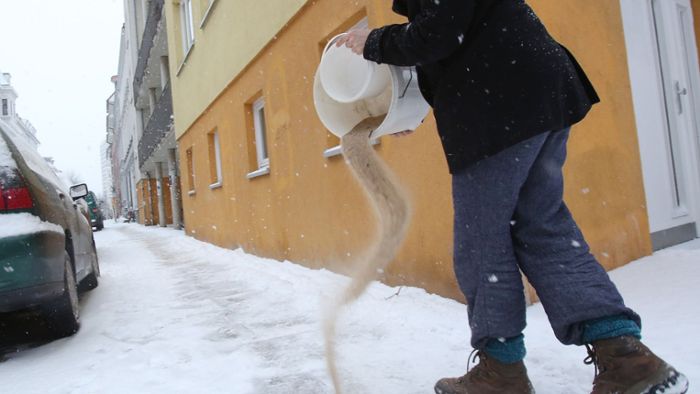 400 Tonnen Salz streut die Stadt pro Winter auf die Straße
