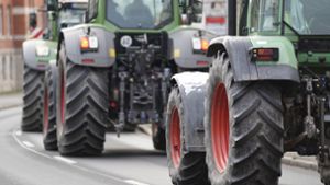 Traktoren rollen nach Stuttgart
