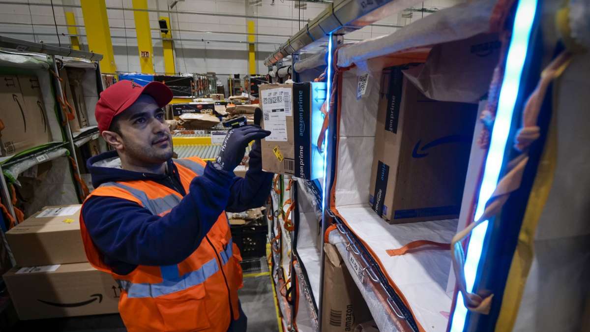 Amazon  in Korntal-Münchingen: So läuft das Weihnachtsgeschäft im Verteilzentrum der Region