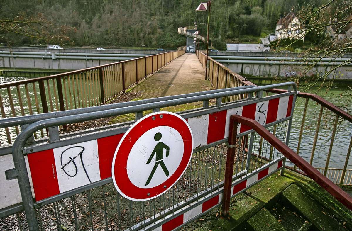 Esslingen setzt geplanten Abriss aus: Alicensteg bleibt vorerst stehen
