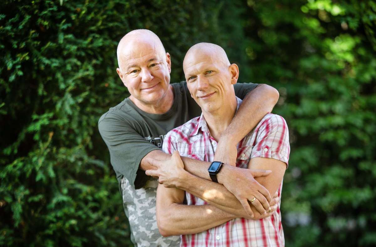 Michael (li.) und Ralf Nagel sind seit mehr als 31 Jahren ein Paar.