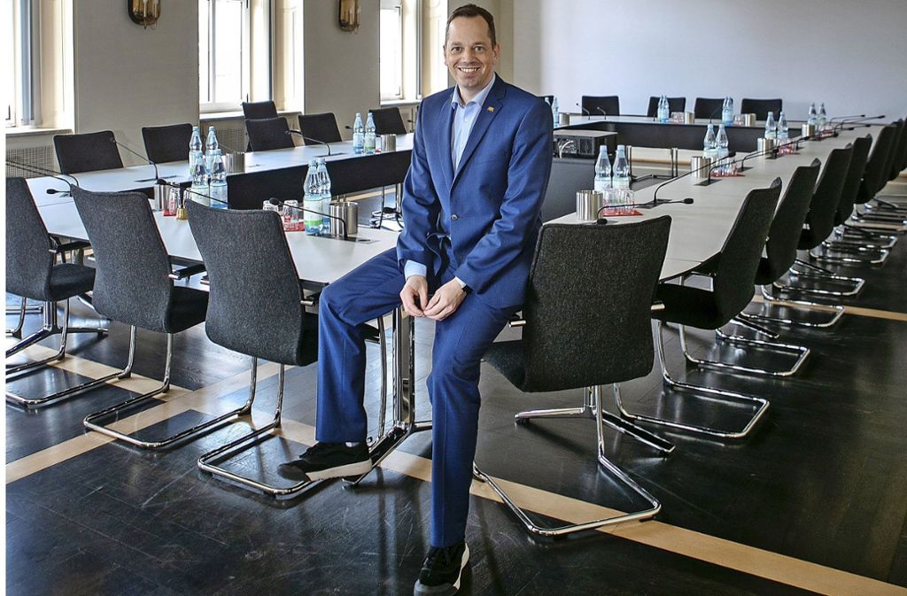 Nicolas Fink will im Landtag von 20 Jahren Erfahrung in der Kommunalpolitik profitieren: Fink hat sich in der höheren Liga eingespielt