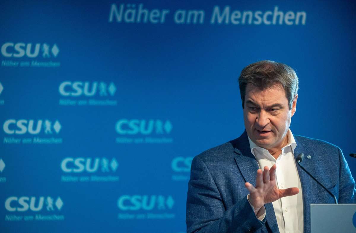 Kanzlerkandidatur der Union: Rückenwind aus Baden-Württemberg für Markus Söder