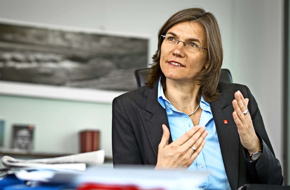 Fühlt sich als Zweite Vorsitzende der IG Metall sehr wohl: Christiane Benner. Foto: IG Metall/Frank Rumpenhorst