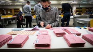 Hohe Wahlbeteiligung mit Briefwahlrekord