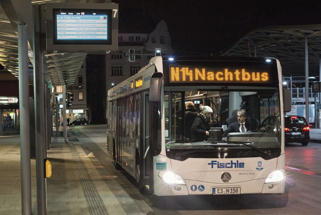 ESSLINGEN: Stadt bereitet Vergabe der Buslinien vor - Linie 110 bedient ab 2018 auch die Neue Weststadt: Grünes Licht für den Nachtbus