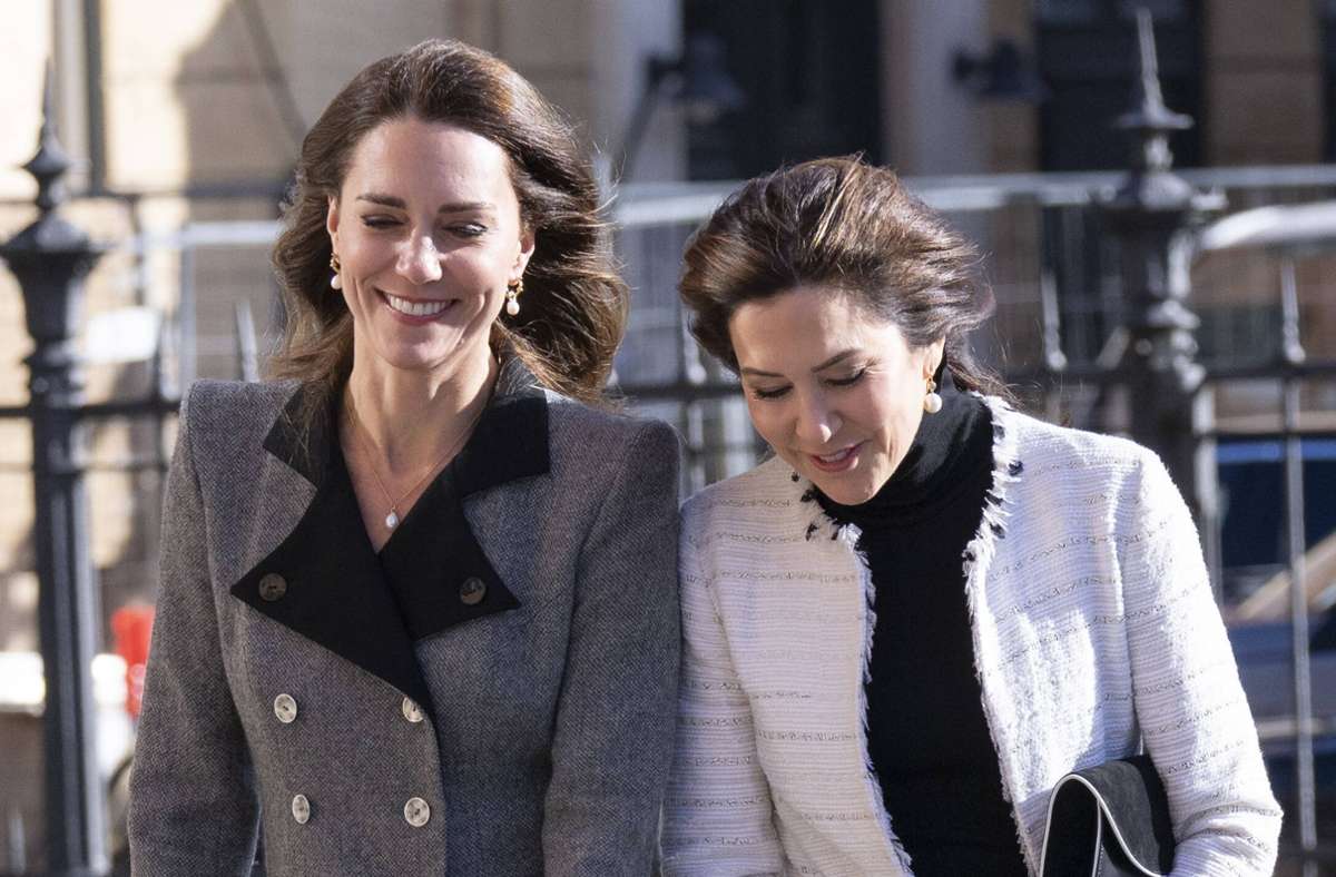 In Kopenhagen kamen Prinzessin Kate und Kronprinzessin Mary 2022 zusammen – und verstanden sich prächtig.