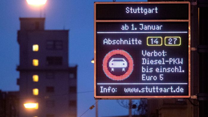 Dicke Luft im Stuttgarter Rathaus wegen Fahrverboten