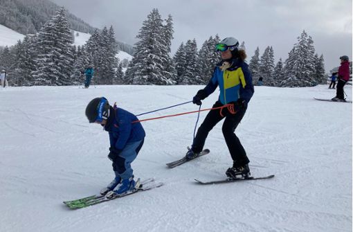 Früh übt sich – und das offenbar besonders gern in der Ski- und Snowboardschule Schönbuch. Foto: privat