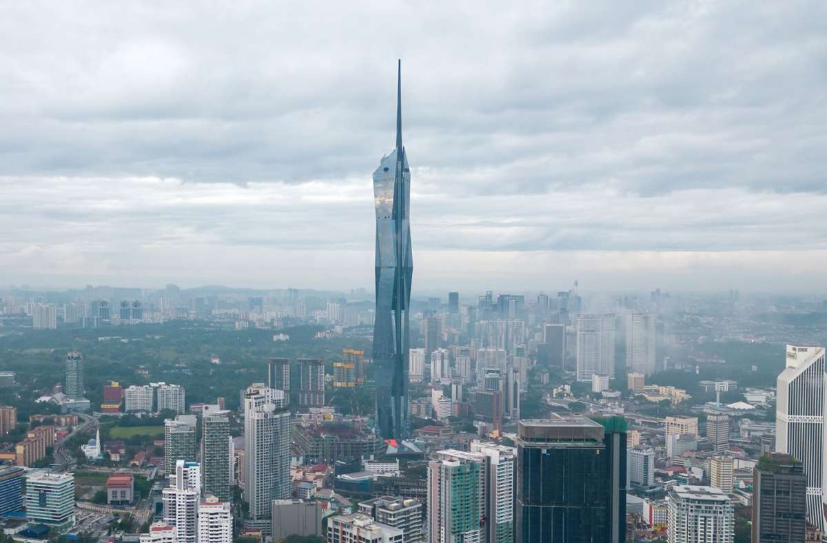 Mega-Wolkenkratzer in Kuala Lumpur: Zweithöchstes Gebäude der Welt fast fertiggestellt
