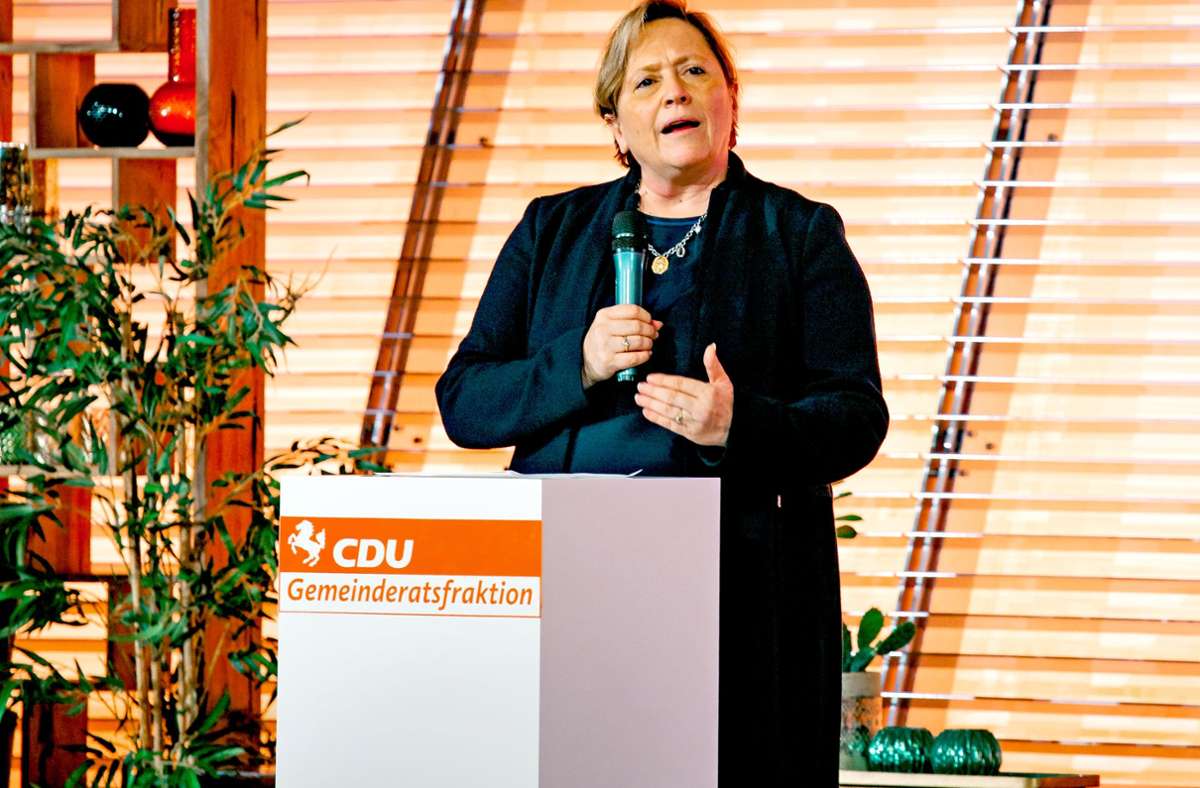 Neujahrsempfang der CDU Stuttgart: Eisenmann: Schlüsseljahrzehnt für BW