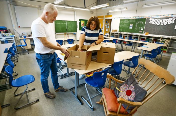 Fuchshofschule in Ludwigsburg: Improvisieren nach geplatztem Umzug